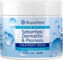 Roycederm Seborrheic Dermatitis Cream, Scalp Treatment for Psoriasis, Folliculitis, Dry Scalp, Dandruff, Anti- Itch Cream for Lindrende Relief