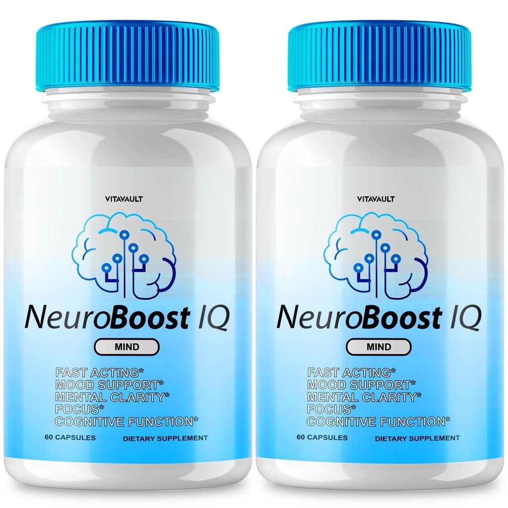 (2 Pack) NeuroBoost IQ Capsules: Enhance Your Memory and Brain Health with Our Neuro Tech IQ Supplement