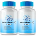 (2 Pack) NeuroBoost IQ kapsler: Forbedre din hukommelse og hjerne sundhed med vores Neuro Tech IQ supplement