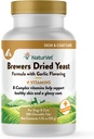 NaturVet Brewers Tørret Gær Formel med hvidløg Aromering Plus vitaminer til hunde og katte, Chewable Tablets, Lavet i USA med Globalt Kildeingredienser 100 Greve