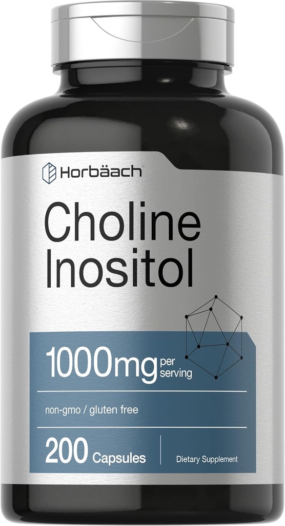 Horbaach Cholin Inositol 1000mg Supplement