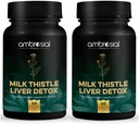AMBROSIAL Milk Thistle Capsules - Pack of 2-120 Capsules
