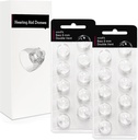 Double Vent 6mm- Hearing Aid Domes for Oticon Minifit, Oticon Hearing Aid Supplies, Erstatninger Dele Universal Oticon Domes for Hearing Aids Rengøring Kits (20 stk)