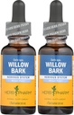 Herb Pharm Willow Bark Liquid Extract for Minor Pain - 1 Ounce (DWILL01) (pakke af 2)