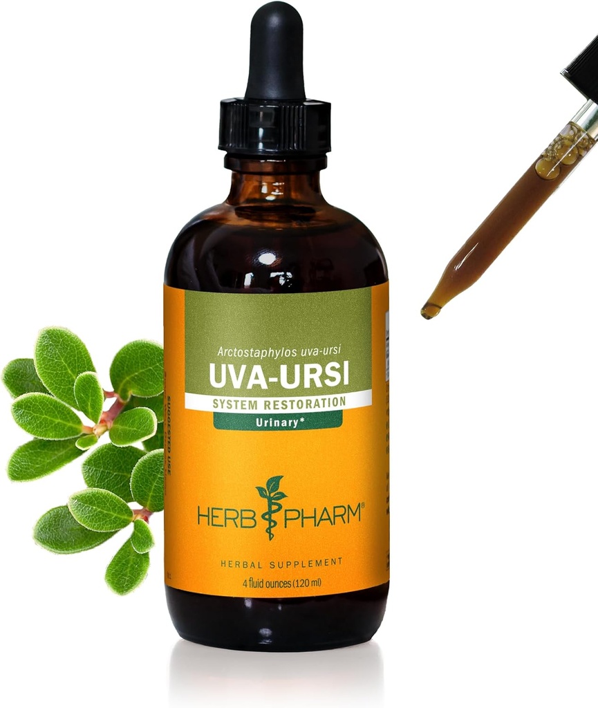 Herb Pharm Uva Ursi Liquid Extract til Urinary System Support - 4 Ounce