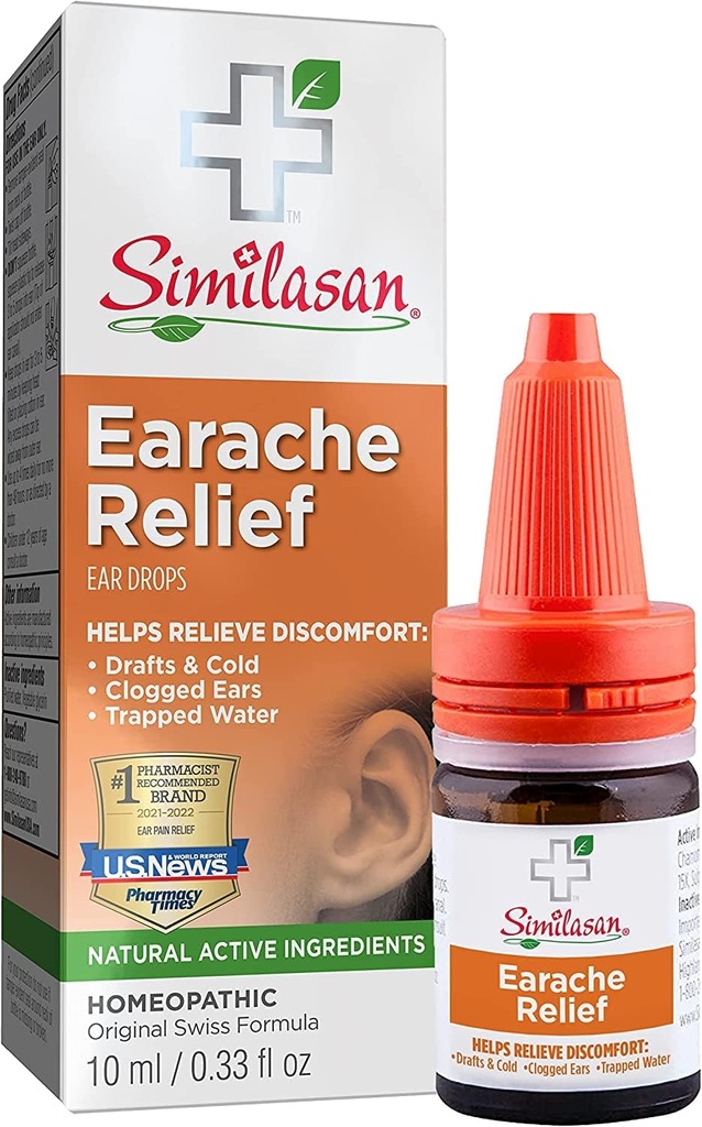 Simagasan Earache Relief Ear Drops 10 ml (2 pakke)