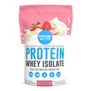 Portions Master CFM Valleisolat Protein Powder, 2 LB, 23g lav Carb, lav fedt, Cold- Forarbejdede, hurtig Absorbing, Muscle Growth & Recovery Support (Jordbær & Cream)