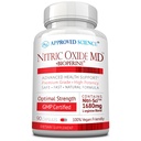 Godkendte videnskab nitrogenoxid MD - muskeludvikling, Lean Body Mass, Forbedre iltforsyningen, Boost Energy - 90 Kapsler - 1 flaske