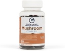 Halal Mushroom Complex Gummies - Raspberry Flavor - Non- GMO, Økologisk, og Vegan - Understøtter hjerne sundhed og immunsystem - 10-1- Mushroom Extract - 60 Gummies