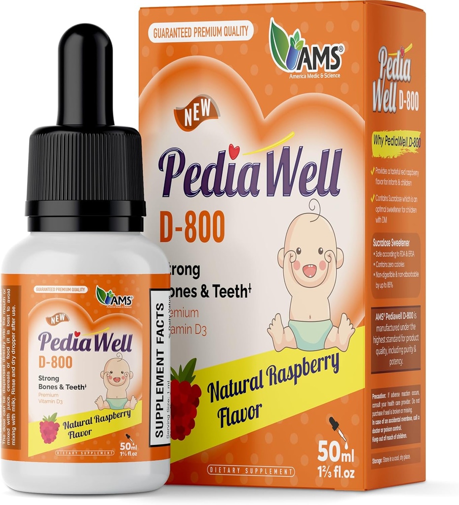 America Medic & Science PediaWell D- 800 (50 ml)