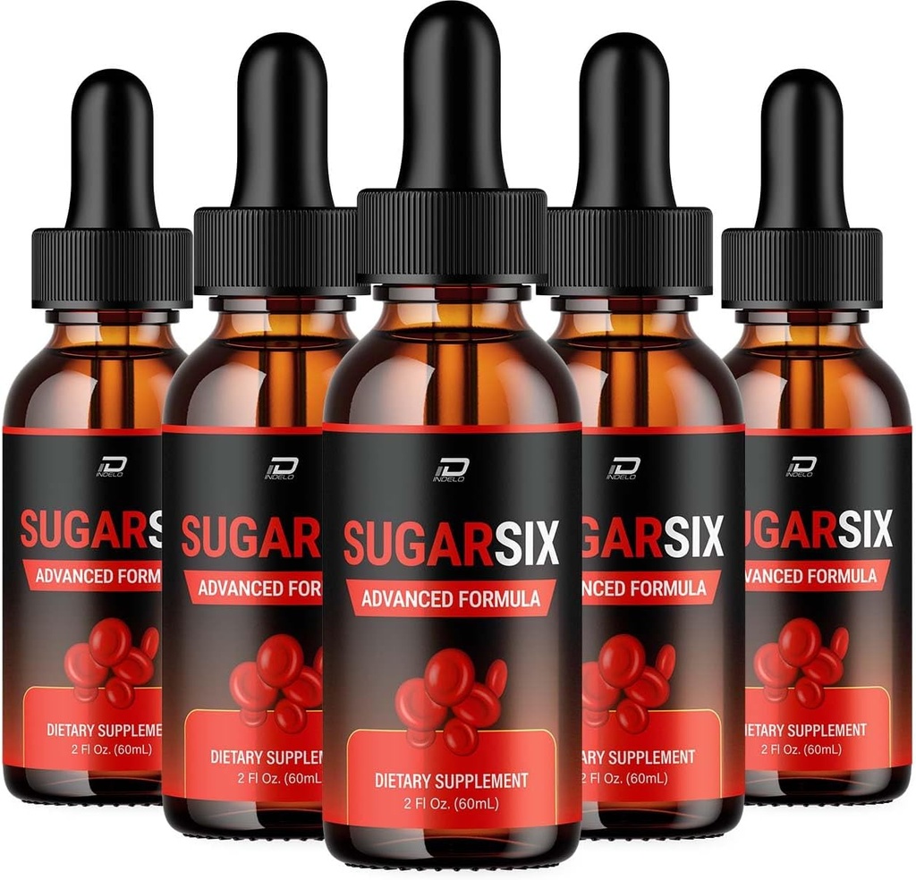 Sukker seks dråber sund formel - Kosttilskud dråber - Ekstra styrke SugarSix flydende dråber, Sukker seks dråber anmeldelser (5 Pack - 5 Måned Supply)