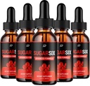 Sukker seks dråber sund formel - Kosttilskud dråber - Ekstra styrke SugarSix flydende dråber, Sukker seks dråber anmeldelser (5 Pack - 5 Måned Supply)