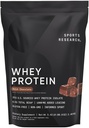 Sports Research Whey Protein - Sports Nutrition Whey Isolere Protein Powder for Lean Muscle Building & Workout Inddrivelse - 5 LB Bag Bulk Protein Powder 25g per Servering - Hollandsk chokolade, 60 Servering