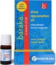 Baraka Sinus foryngelse Oil - Blend of 6 Organic Essential Oliils for Clear Nasal Breathing, Eases Sinus Pressure, & Tilbud Afslappende Nasal Health Support Budd124; Ideel til daglig brug - 4ml (1- Pack)
