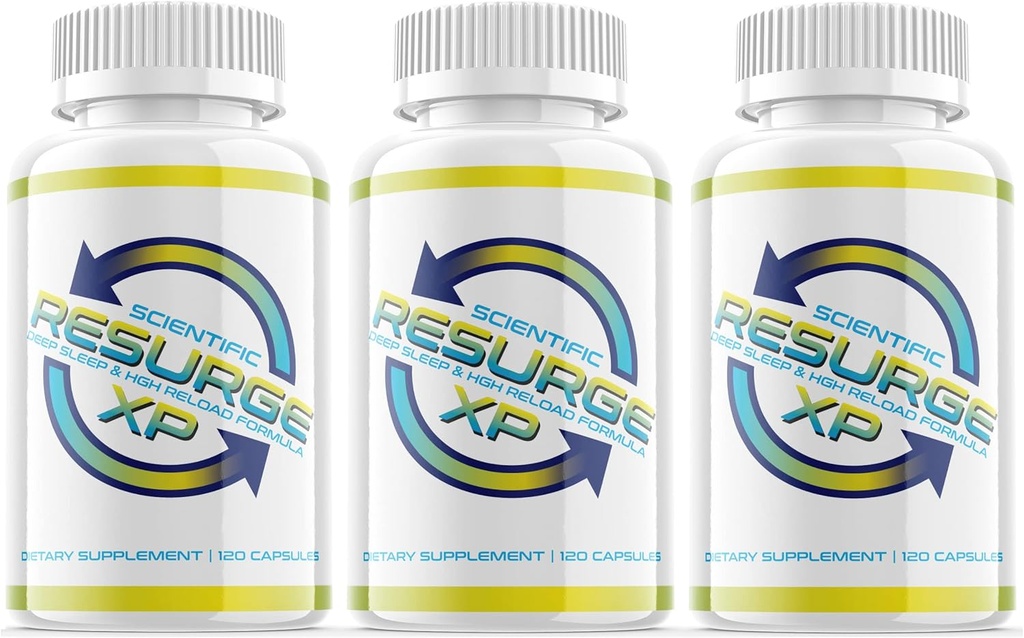 Scientific Resurge XP Deep Sleep Support Formula 120 Capsules (3 Pack) Sleeping melatonin