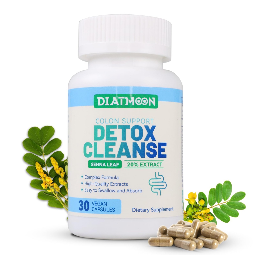 Gut Cleanse Capsules, Gut and Colon Support, Detox & Cleanse, for 15 Days, Non-GMOs, Non-Gluten, Vegan, Colon Cleanse Supplement, 30 Count