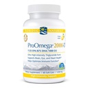 Nordiske Naturals ProOmega 2000- D - Fish Oil, 1125 mg EPA, 875 mg DHA, 1000 IE D3-vitamin, cardiovaskulær, neurologisk, øje, og immunforsvar, Lemon Flavor, 60 Soft Gels