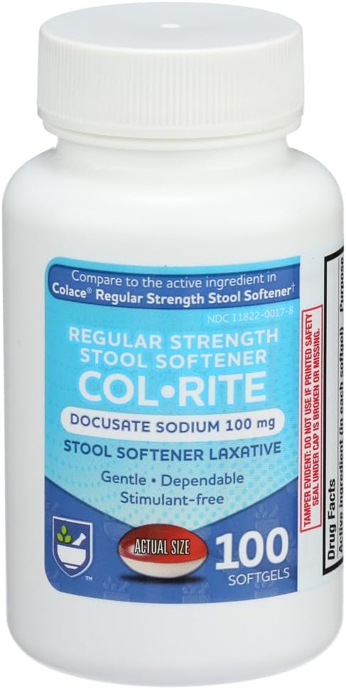 Rite Aid Col- Rite Smeltener Kapsler, 100 mg - 100 Greve Name 124; Smeltenere Smeltgels