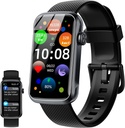 Smart Watch, 1.47 "HD Smartwatch for mænd kvinder med 24 Sport modes, IP68 Vandtæt Fitness Tracker med 24 / 7 Heart Rate / Sleep / SpO2 skærm, Trin Tracker, Pedometer, Aktivitet Tracker til Android iOS