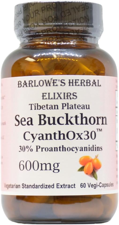 Barlowe 's Herbal Elixirs Sea Buckthorn Extract Name 124; Cyanthox 30 ™