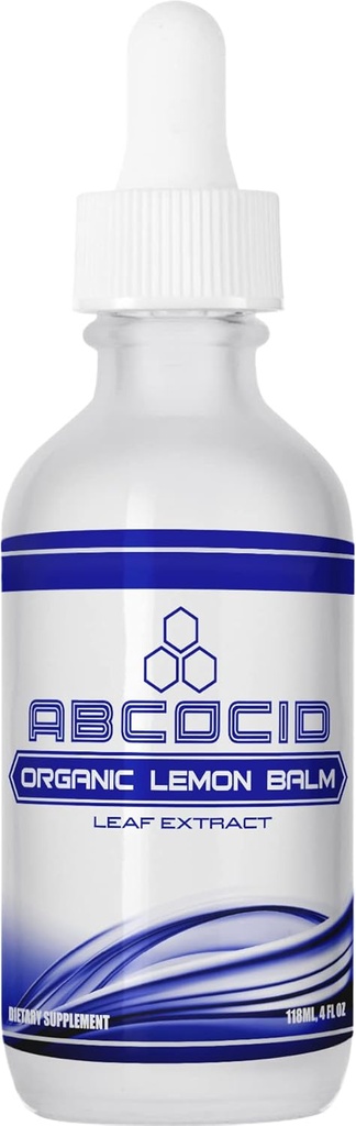 Organic Lemon Balm 540 mg, 4 Oz Væske, 240 Servere, Made in USA, Quick Absorption, Kvalitet Potent Ingredienser, Third- Party Testet, Non- GMO, GMP Certified, Cruelty- Free Products