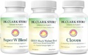 Dr. Clark Store Intestine Support & Cleanse Kit - med Freeze- Tørret Green Black Walnut Hulls, Wormwood, og Kloves- Hjælper Opretholde Optimum Intestinal funktion