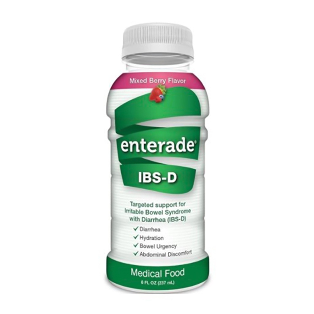 enterade IBS- D drikke til IBS Relief of Symptoms from Irritable Bowel Syndrome with Diarré (IBS- D), Mixed Berry (12 flasker, 8oz Hver)
