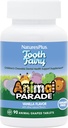 Natures Plus Animal Parade Tand Fairy Children 's Chewables - Natural Vanilla Flavor - 90 Animal- Shaped Tablets - Dental Health Supplement - Vegetar, Gluten Free - 45 Serveringer