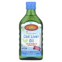 Carlson Kid 's Wild Norwegian, Cod Lever Oil + Vitamin A & D3, Bubble Gum, 8,4 fl oz (250 ml)