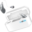 BlaidsX Neuro Genopladelige RIC + programmerbare høreapparater til voksne med mobil App Høreprøve & Støj Annullering, høreapparater til seniorer, Dual Mic & 96 DSP kanaler. USA- made processor