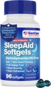 GenCare maksimal styrke Nighttime Sleep Support supplement til voksne Deep Sleep Pills med Diphenhydramin HCl 50mg til Fall Assaple Faster - Stærk ikke-Habit Forming PM Sleeping Relief [96 Softgel]