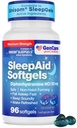 GenCare maksimal styrke Nighttime Sleep Support supplement til voksne Deep Sleep Pills med Diphenhydramin HCl 50mg til Fall Assaple Faster - Stærk ikke-Habit Forming PM Sleeping Relief [96 Softgel]
