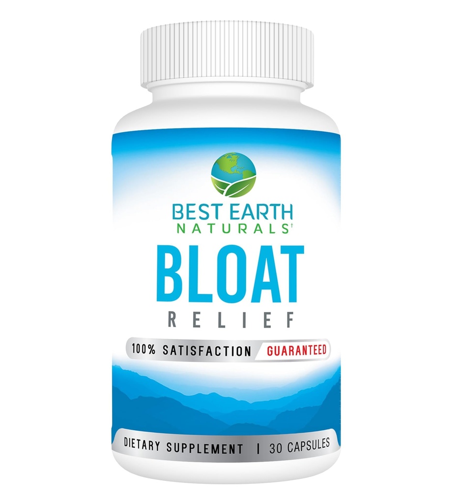 Bloat Relief - Vand supplement med Mælkebøtte, Grøn te, Tranebær, Apple Cider Vincitol & mere 30 Greve