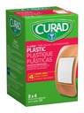 CURAD Plastic Adhesive Bands 2 "x 4", Ikke fremstillet af Natural Gummi Latex, Pack af 600