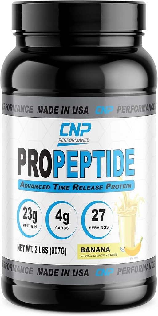 CNP ProPeptid, Professional Grade Protein Powder, Advanced Nutrition Supplement (Banana, 2 Pund)