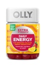 OLLY Extra Strength Daily Energy Gummy, Koffein Free, 1000mcg Vitamin B12, CoQ10, Goji Berry, Voksen Chewable Supplement, Berry Yuzu Flavor - 60 Greve