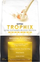 Syntrax Nutrition Trophix, Ultra Sustained- Release Protein Powder Blend, Banana Pudding, 5 lbs.