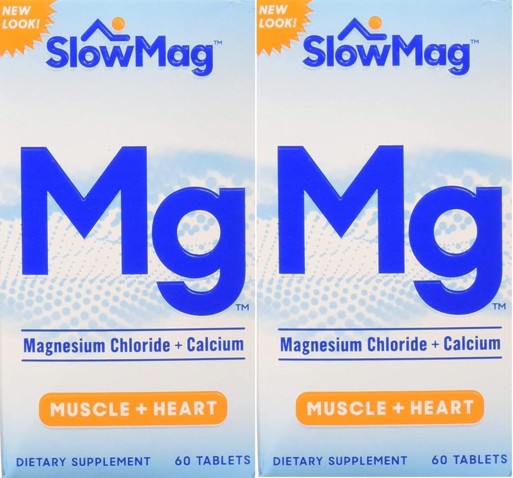 Blow-Mag Blow-Mag Magnesiumchlorid med calcium, Packaging May Vary, 60 Greve (pakke med 2)