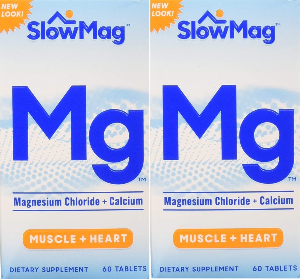 Blow-Mag Blow-Mag Magnesiumchlorid med calcium, Packaging May Vary, 60 Greve (pakke med 2)