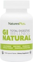 Natures Plus GI Natural Total fordøjelse Wellness - 90 Bi- Layered Tablets, Pack of 3 - with L- Glutamin, Probiotika, Prebiotics & Enzymes - Gluten Free - 90 Total Servering