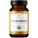 Truvani Organic Gurkemeje Curcumin Tablets 1.350 mg each - Natural Joint Support with Black Pepper for Absorption - 90 Tablets