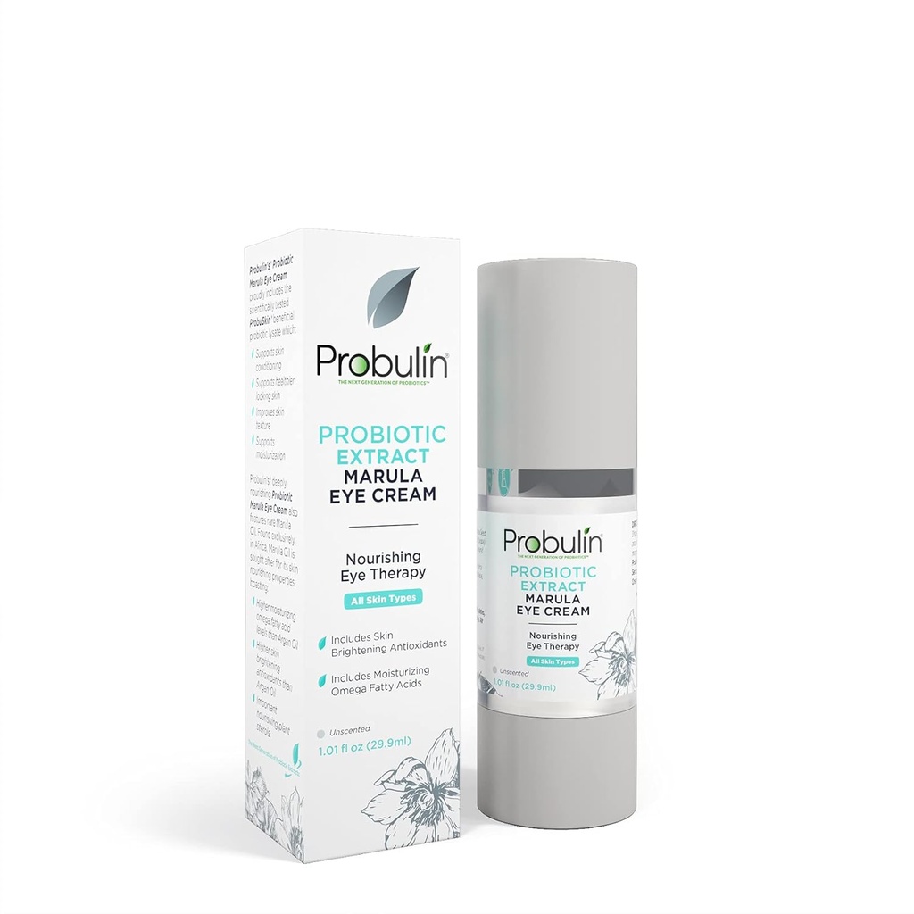 Probulin Probiotic Extract Eye Cream, nærende øjne terapi for kvinder, hudpleje Hydrating Gel med Marula Oil og antioxidanter, 1.01 oz