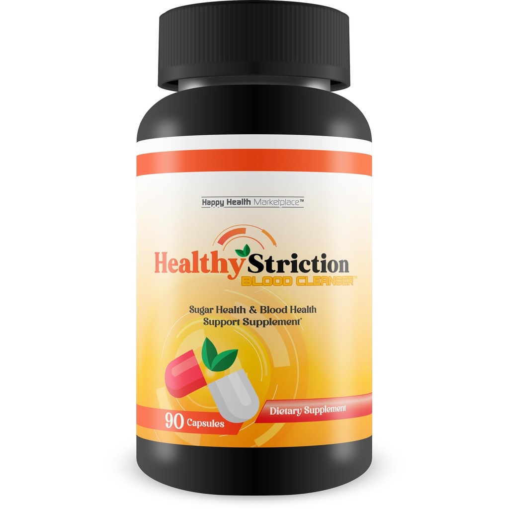 Sund Strengthed Blood Cleanser - Vores bedste blod Cleanser for sukker støtte & blodstøtte - Blodbalance Blood Booster Circulatory Kosttilskud - Sukker Sundhed Blood Health - Circulatory Support