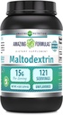 Amazing Formulas Maltodextrin Mest124; 15 Bedste Per Servering Mest124; 121 Servering Mest124; 4 Lb Powder Supplement Mest124; Made in USA