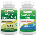 Bedste Naturals Alpha Lipoic Acid 300 mg & Berberine Plus 1000 mg