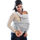 Boppy ComfyGrow Baby Carrier, 7- 35lbs, Dove Gray, Newborn til Toddler med 3 Carriing Positions, 3-Stage Justerbar Sæde og Head Support, Cotton Fabric