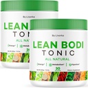 (2 Pack) Lean Body Tonic Powder, Lean Body Tonic, Lean Body Powder, Lean BodyTonic, Lean Body Powder, Lean Body Tonic Powder Advanced Formel, Lean Body Powder All Natural, 60 Servering til 2 Måneder