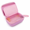 CASEMATIX Pink rejse sag taske Kompatibel med Astma Inhaler, Masker, Spacer - sag kun