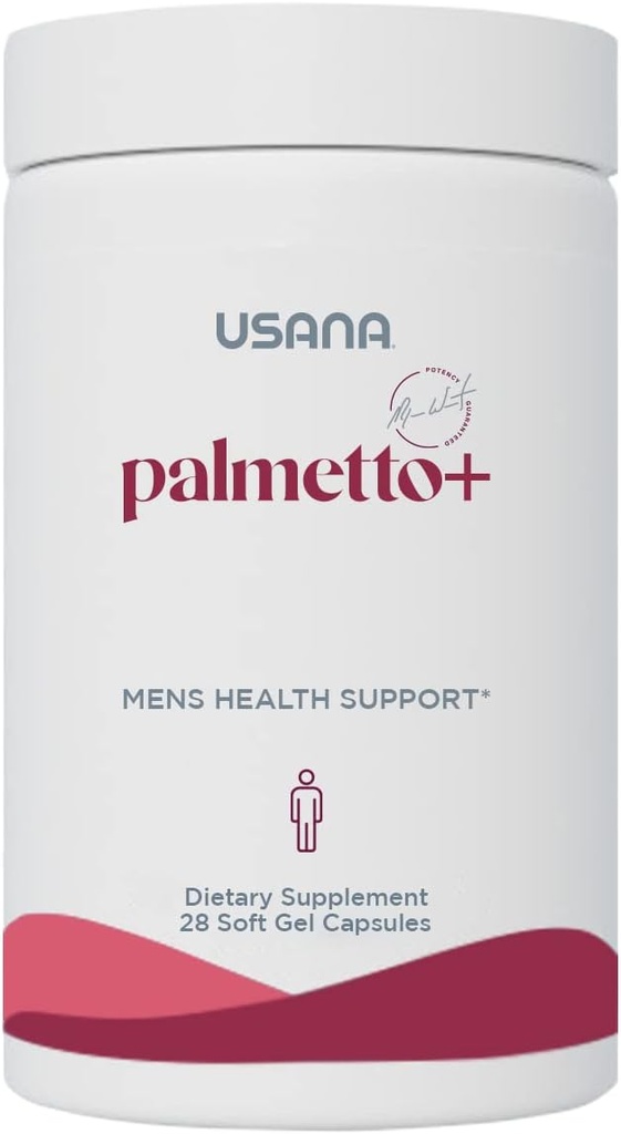 USANA Palmetto Plus Saw Palmetto Prostata supplement til mænd - (28 kapsler per beholder) - Serveringsstørrelse: 1 kapsel