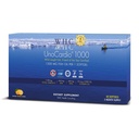 WHC, UnoCardio 1000 Fish Oil, 1300 mg Pure Triglycerid Fish Oil med Omega-3 (1180 mg), 665 mg EPA og 445 mg DHA og 25 mcg (1000 IE) D3- vitamin pr. bløddel, Natural Orange, 60 bløddele